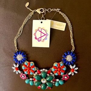 Amrita Singh colorful statement necklace